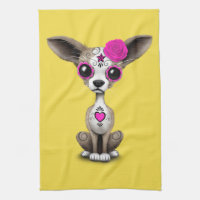Pink Day of the Dead Chihuahua