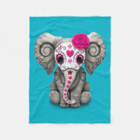 Sugar skull baby blanket shop