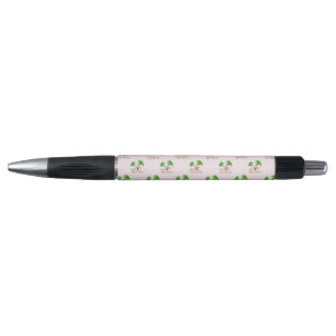 Pink Deck The Palms Tropical Christmas Santa Flami Pen