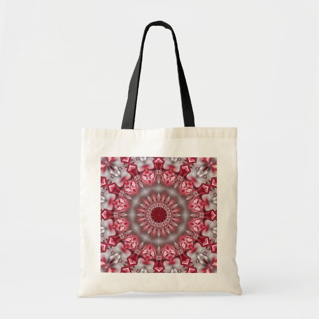 Pink Decorative Balls Holiday Tote Bag (Front)