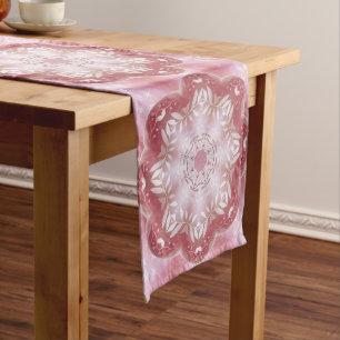 Pink Decorative Table Runner