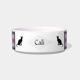 Pink Design Ceramic Pet Bowl - HAMbWG