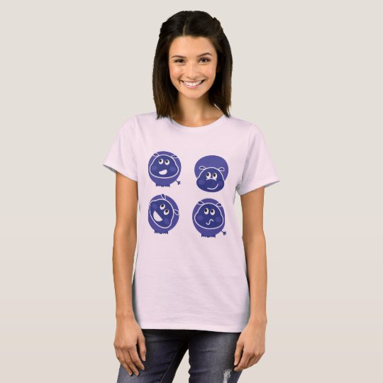 Pink designers t-shirt with Rhinos