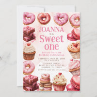 Pink Desserts Sweet One Celebration First Birthday