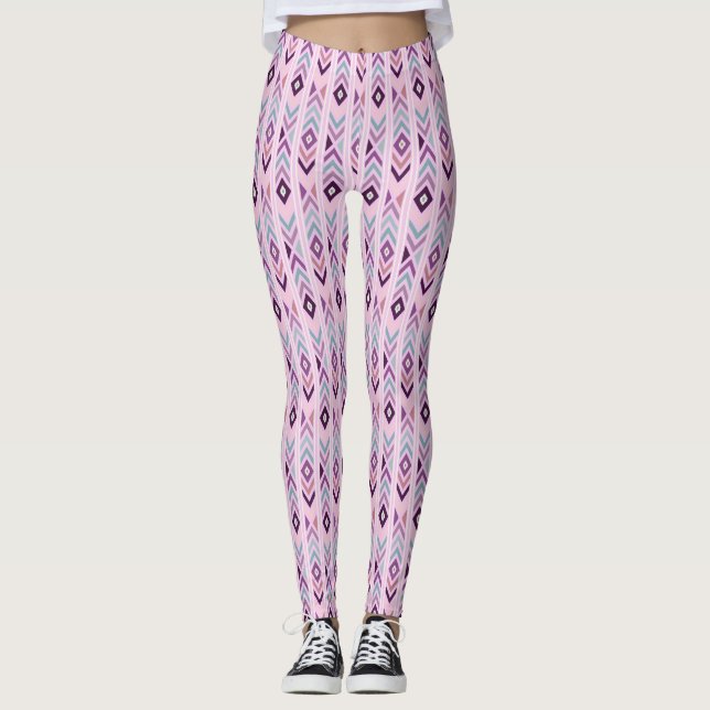 Pink Diamond Blend Women Leggings (Front)