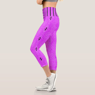 Pink Diamond Capri Leggings