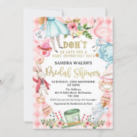 Pink Diamond Don't Be Late Bridal Shower 