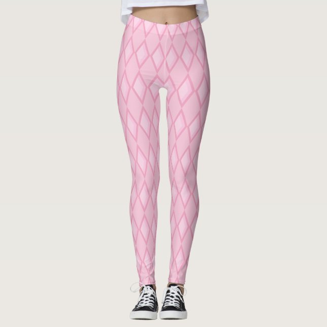 Pink Diamond Leggings (Front)