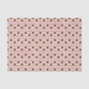 Pink Diamond Vintage Insect Tissue Paper