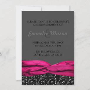 Pink Diamonds Invitation