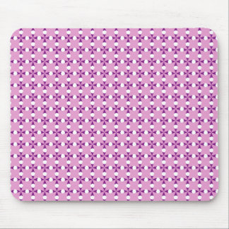 Pink Diamonds Pattern Mouse Pad