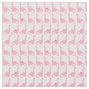 Pink Dinosaur Fabric