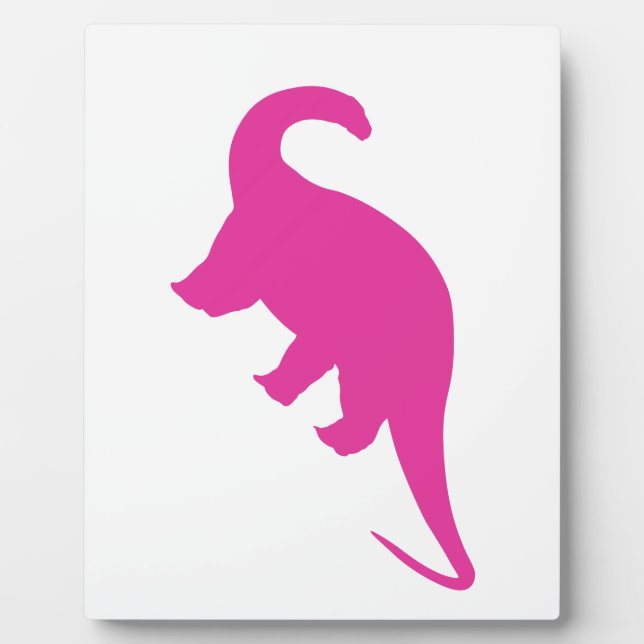 Pink Dinosaur Plaque (Front)