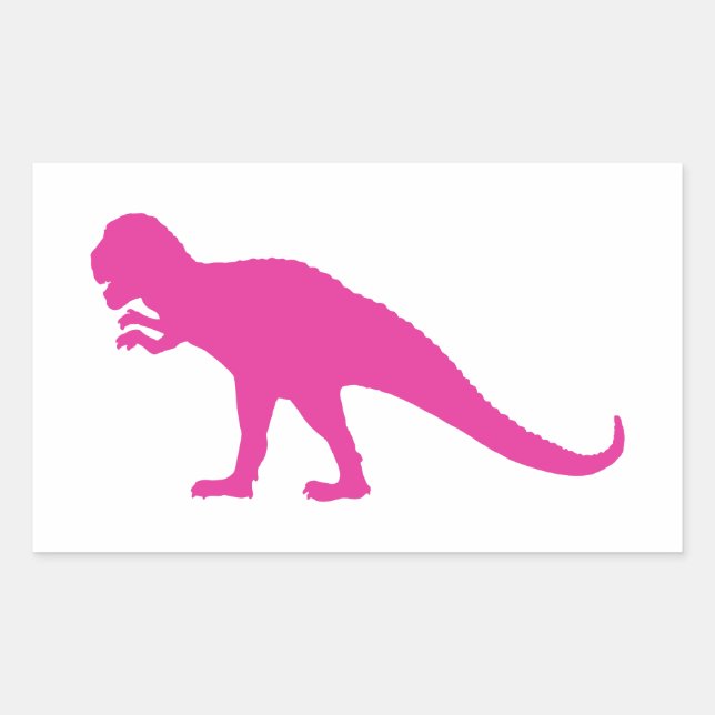 Pink Dinosaur Sticker (Front)