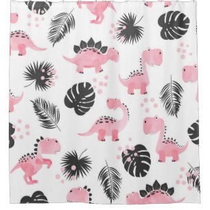 Pink Dinosaurs: Cute Kids Pattern.
