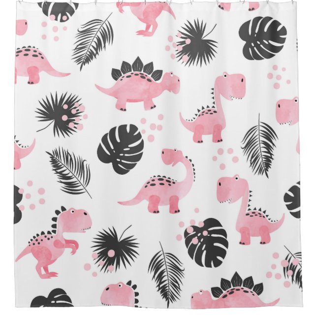 Pink Dinosaurs: Cute Kids Pattern. (Front)