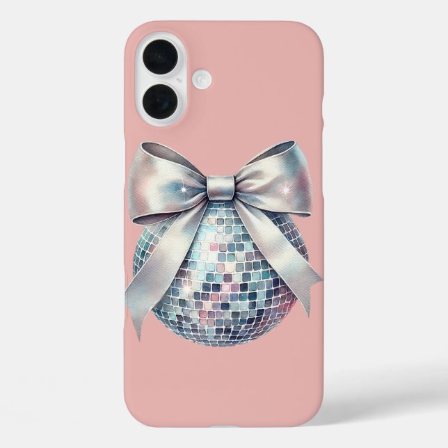 Pink disco ball  Case-Mate iPhone case (Back)