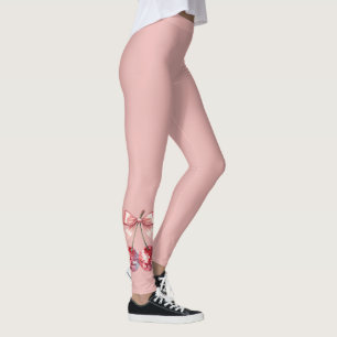 Pink disco ball   leggings