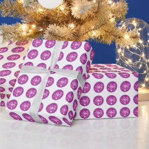 Pink Disco Ball Pattern Wrapping Paper