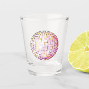Pink Disco Ball Shot Glass