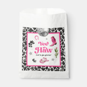 Pink Disco Cowgirl Party Favoriser les sacs