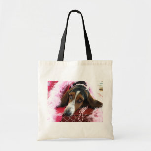 Pink Diva Dog Tote Bag