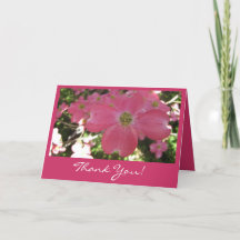 Pink Dog THank You Card