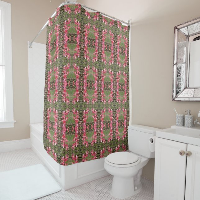 Pink Dogwood Flower Blossoms Painting Pattern (In Situ)