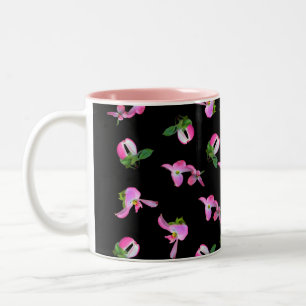 Pink Dogwood Flowers Mug Pink inside
