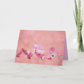 Pink Dogwood I Greeting Card