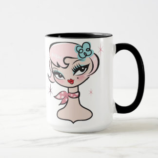 Pink Dolly Chic Mug by Fluff