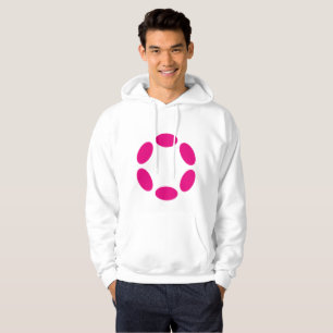 Pink Doted Simple Sweat - shirt à capuche masculin