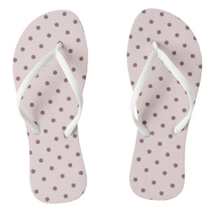 Pink Dots 2 Flip Flops