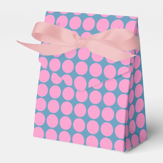 Pink Dots Favor Box (Front Side)