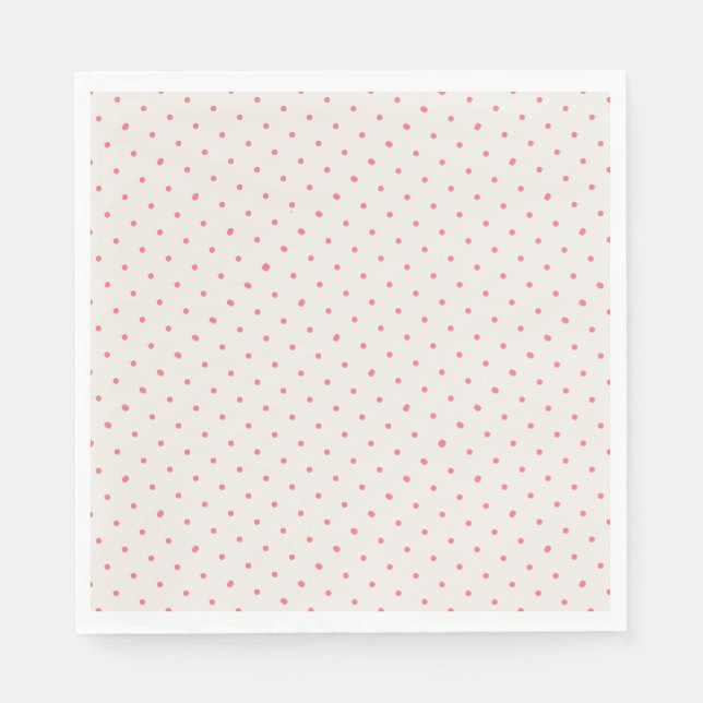 Pink Dots Napkin (Front)