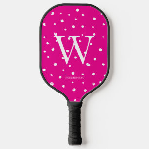 Pink Dots Pickleball Paddle