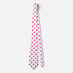 Pink Dots Tie