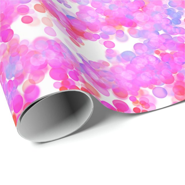 Pink dots wrapping paper (Roll Corner)