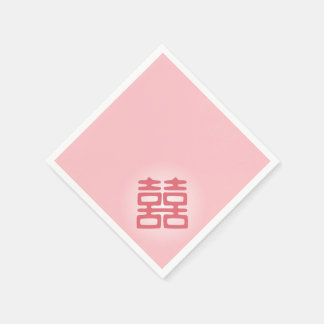 Pink Double Happiness - Bold Napkin