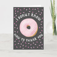 Pink Doughnut and Sprinkles