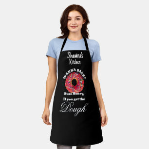Pink Doughnut Baker Apron - Get Baking In Style