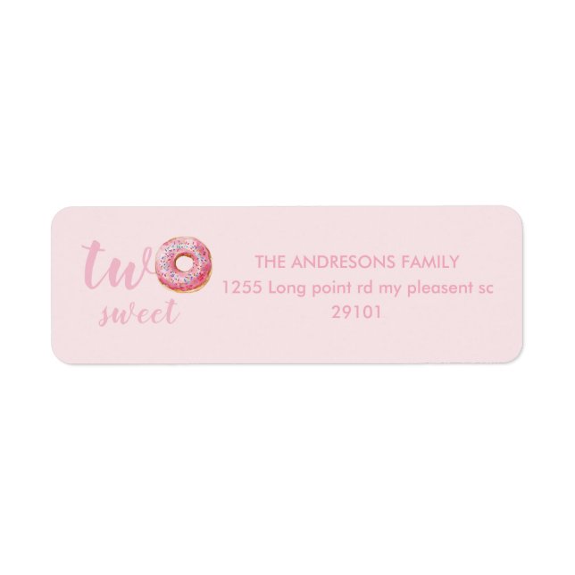 Pink Doughnut Birthday (Front)