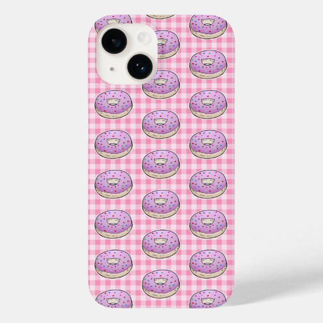 Pink Doughnut Case-Mate iPhone Case (Back)