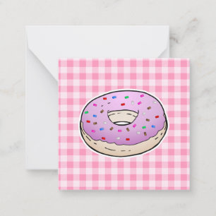 Pink Doughnut Mothers Day Card