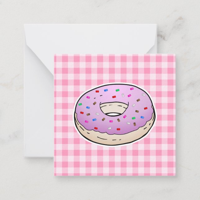 Pink Doughnut Mothers Day Card (Front)