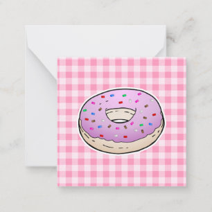 Pink Doughnut Mothers Day Card