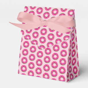 Pink Doughnut Party Favor Box