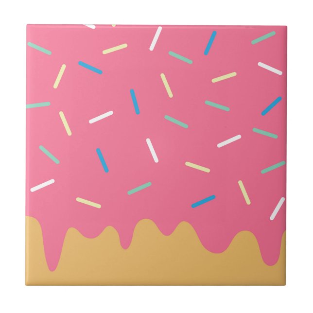 Pink Doughnut Tile (Front)