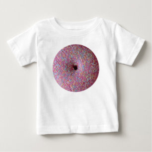 Pink doughnut with sprinkles baby T-Shirt