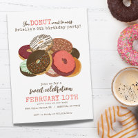 Pink Doughnuts Birthday Party